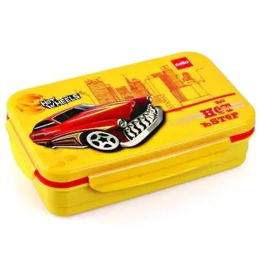 Cello Hot Wheels Lunch Box, Blue, 1 Pcs view 2