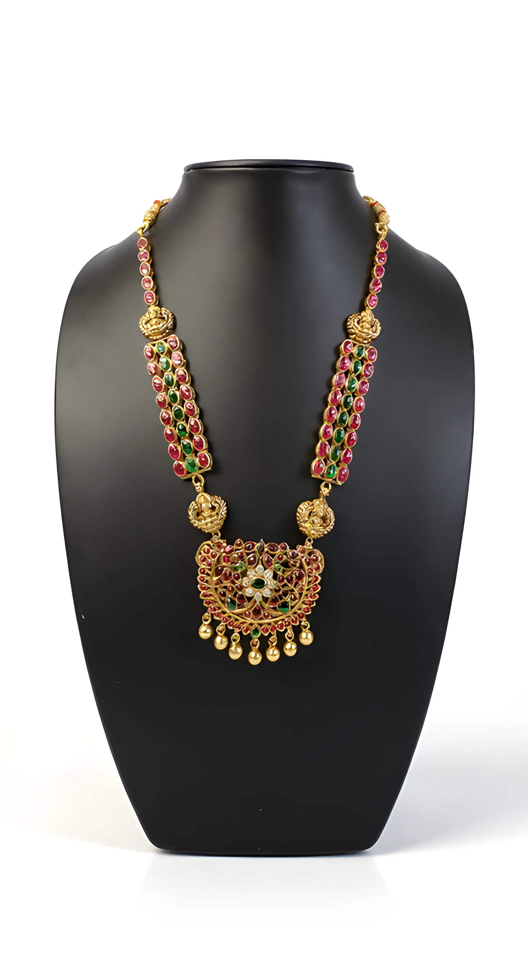 Temple Jewellery Necklace view 2