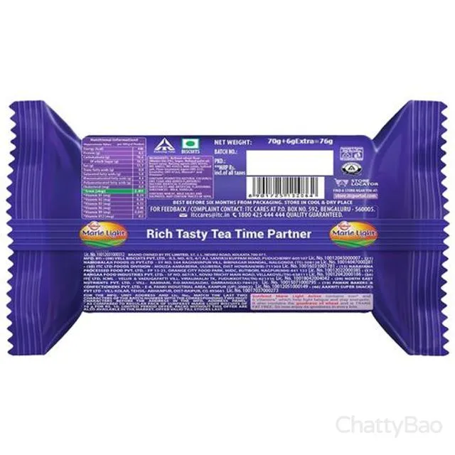 Sunfeast Marie Light Active Biscuits 71 g view 2