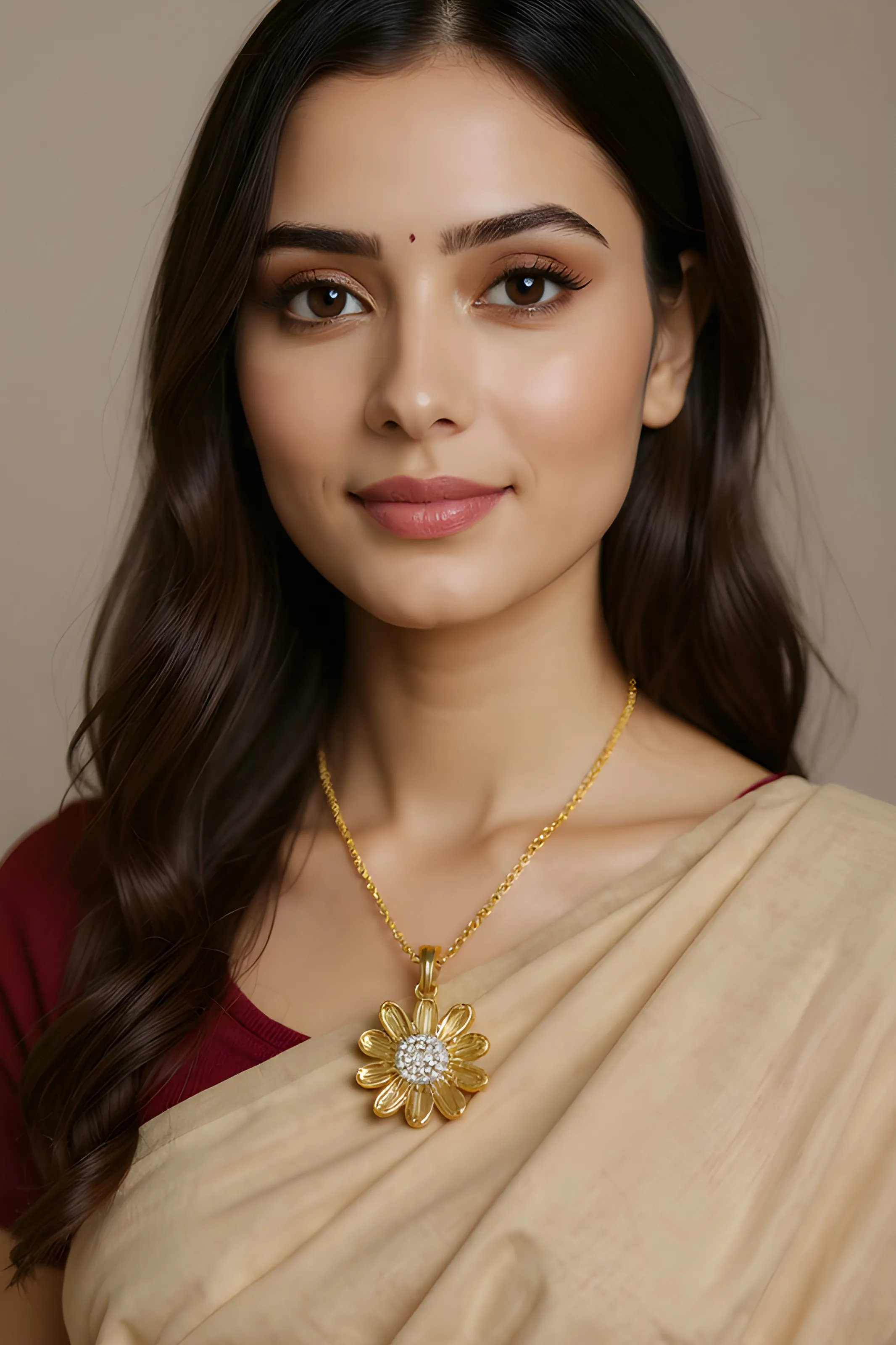 Gold Pendant S44357P 👍 view 2