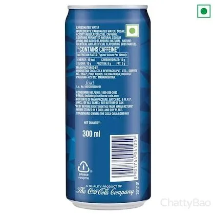 Thums Up Soft Drink Can 300 ml view 2