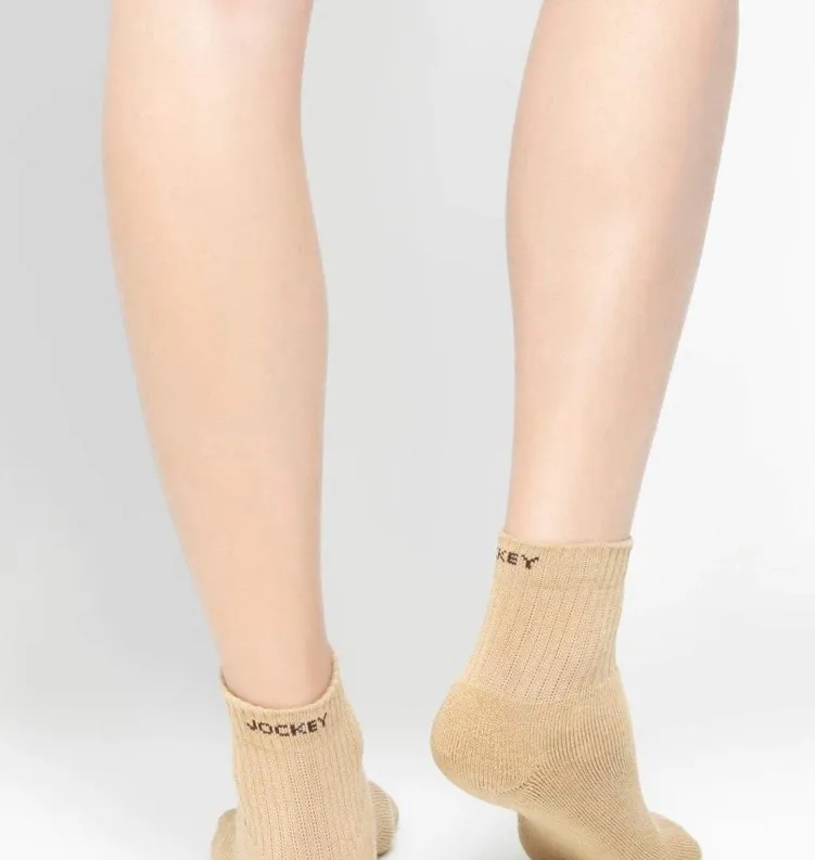Jockey Socks Short Khaki Towel 7036 view 2
