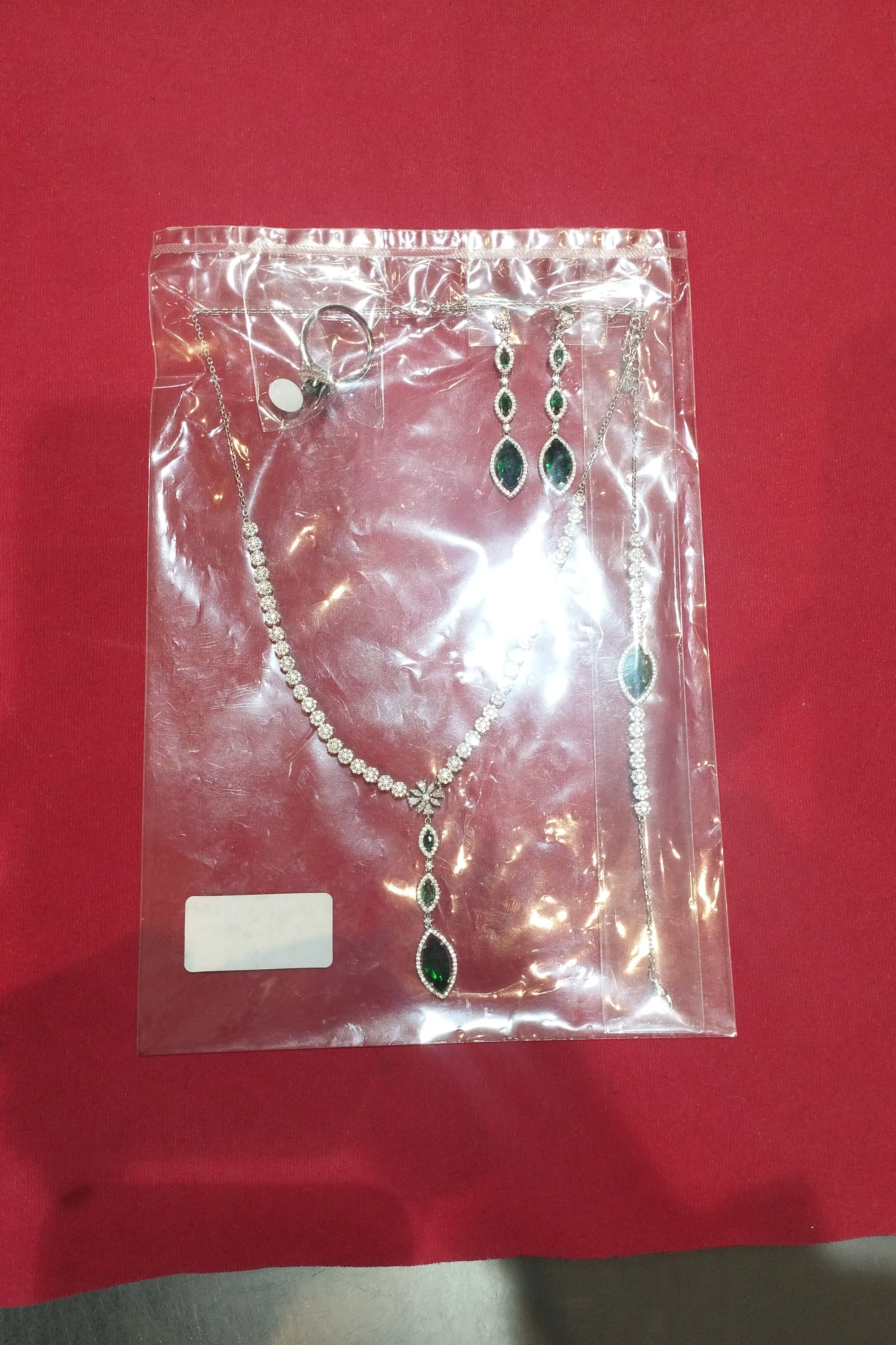 Emerald and Diamond Necklace Set view 2