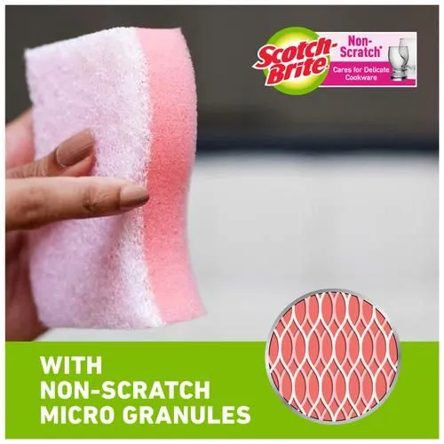 Scotch Brite Non Scratch Sponge 3m 1 Peice view 4
