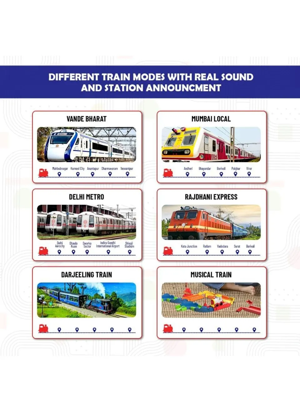 Electric Toy Train Set view 5