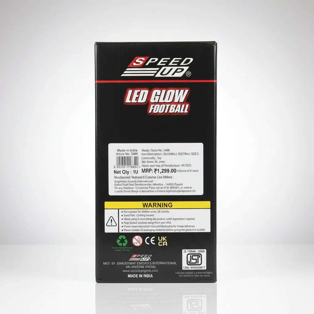 Speed Up LED Glow Football view 2