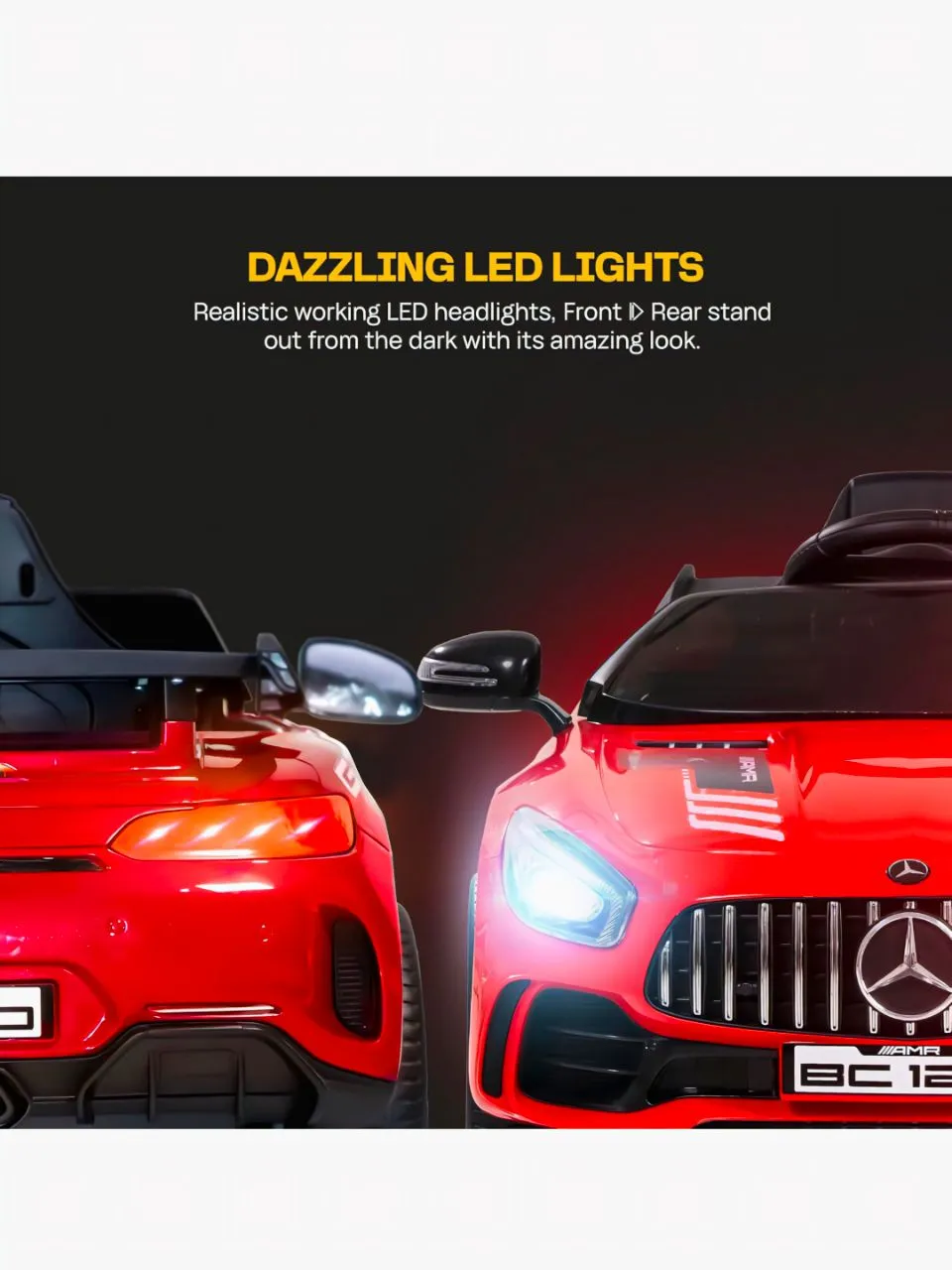 Mercedes-Benz AMG Ride-On Car Red view 3