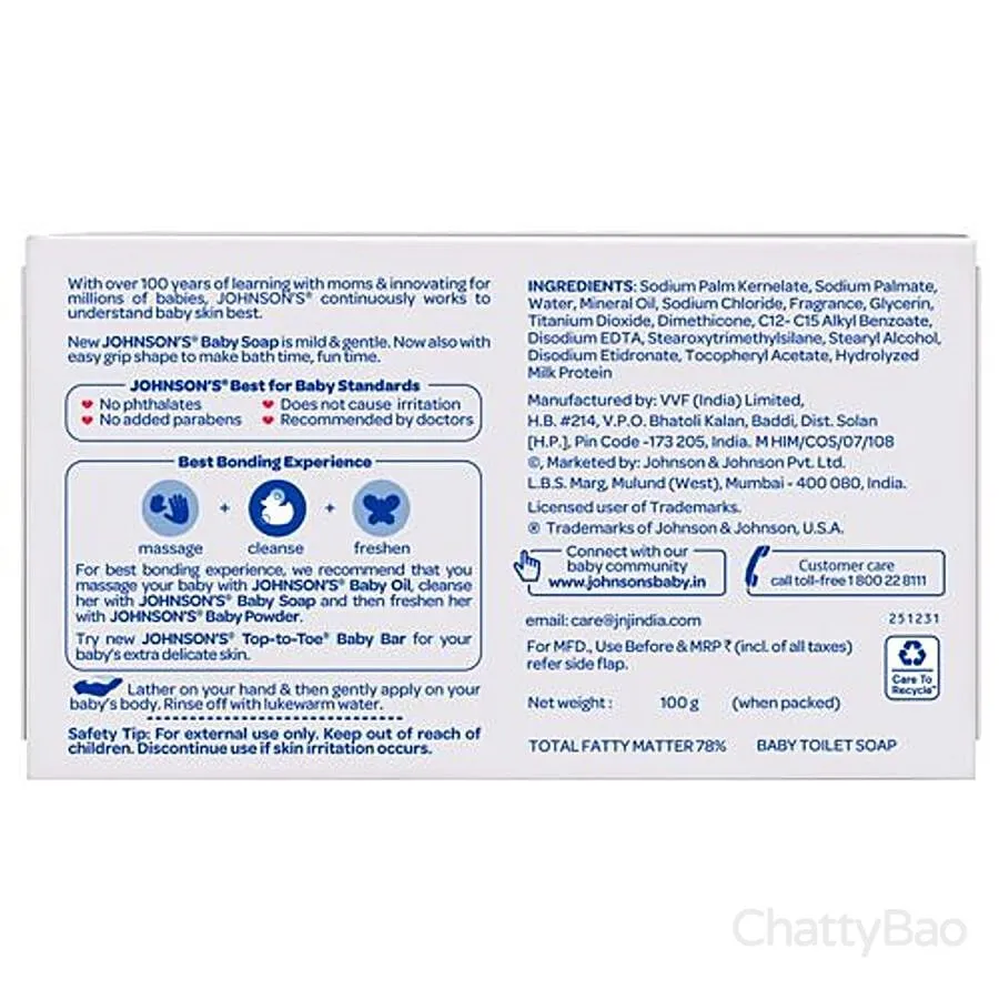 Johnson's Baby Soap 100 g view 2