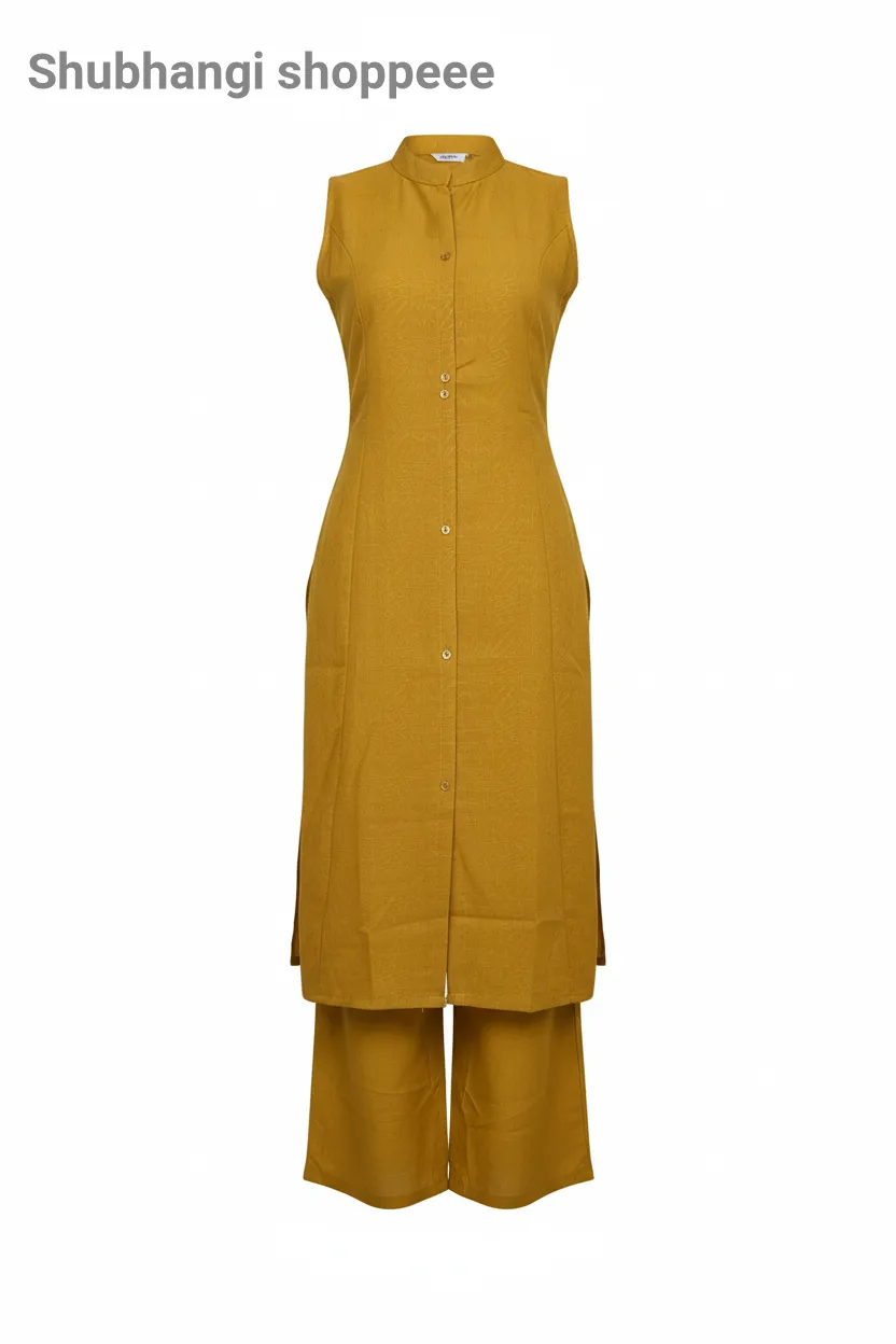 Yellow Sleeveless CO-ERD view 2