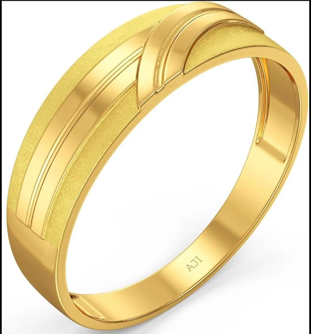 Gold Band Ring view 2