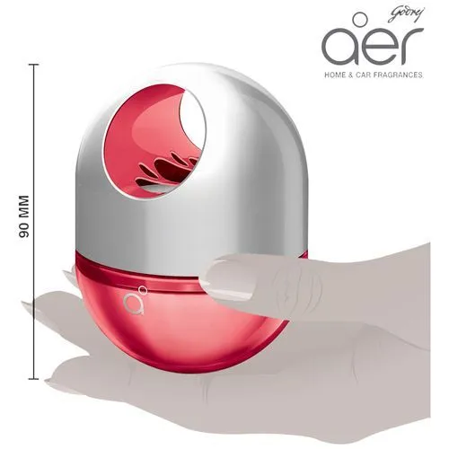 Godrej Aer Twist Gel Car Air Freshener Petal Crush Pink 45 g view 2