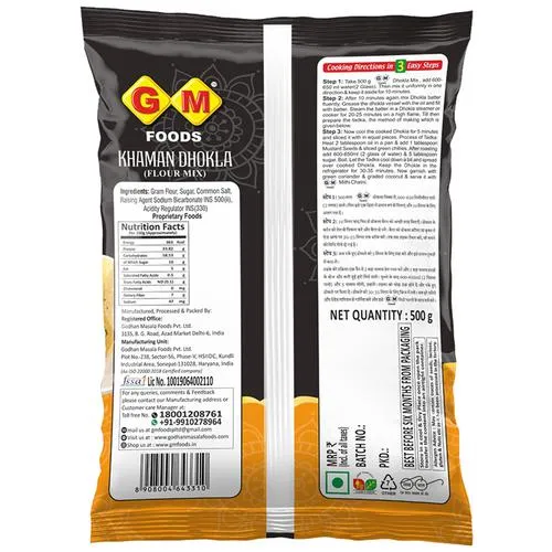 GM Foods Khaman Dhokla 500 g view 2