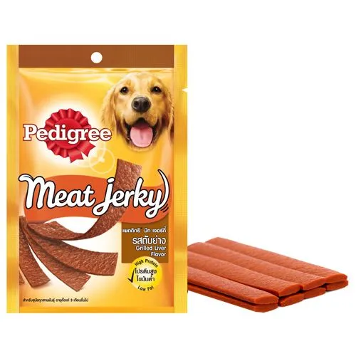 Pedigree Meat Jerky Adult - Grilled Liver Flavor Dog Treats 80 g view 2