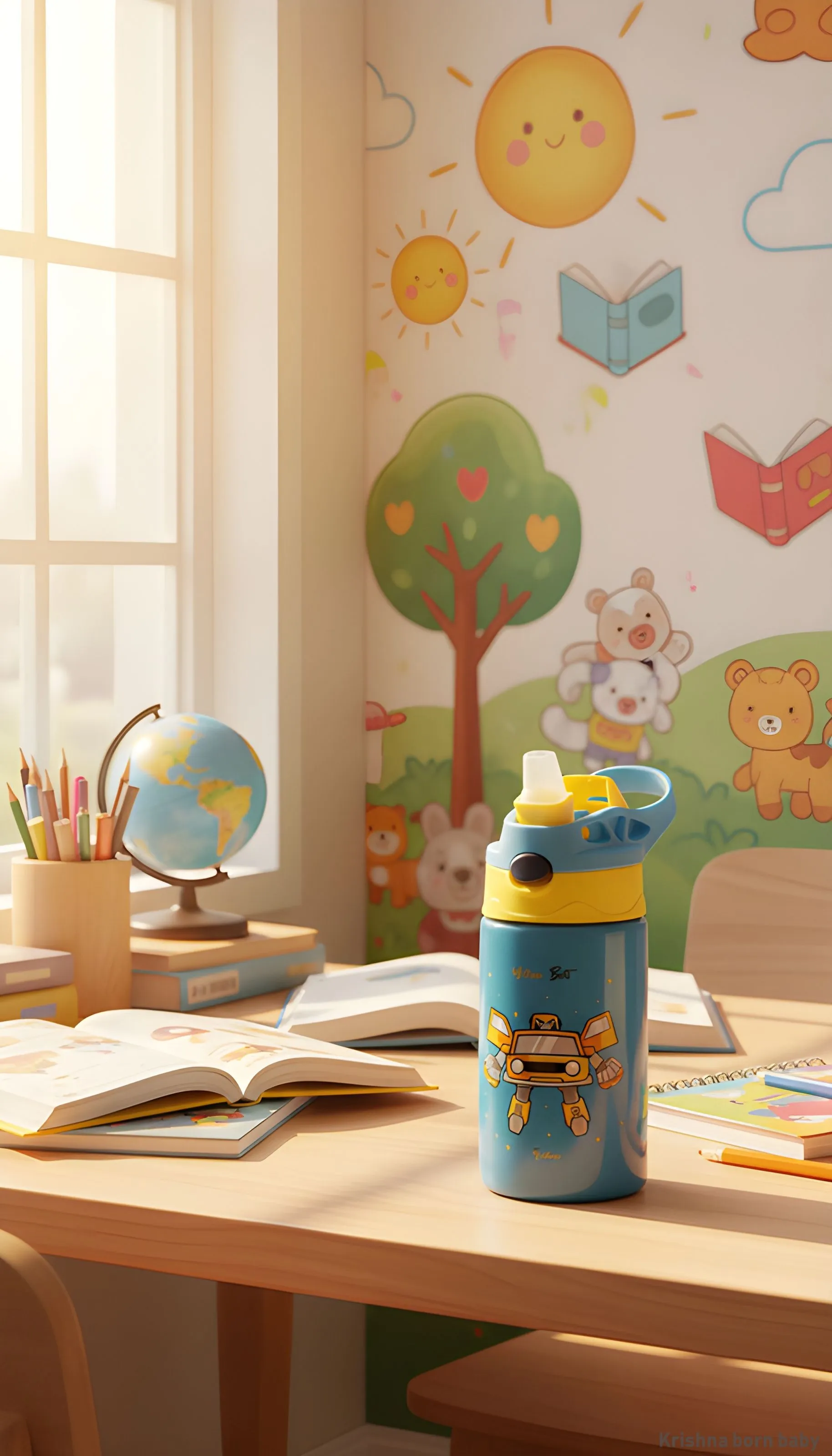 Moon Bot Insulated Sipper view 2