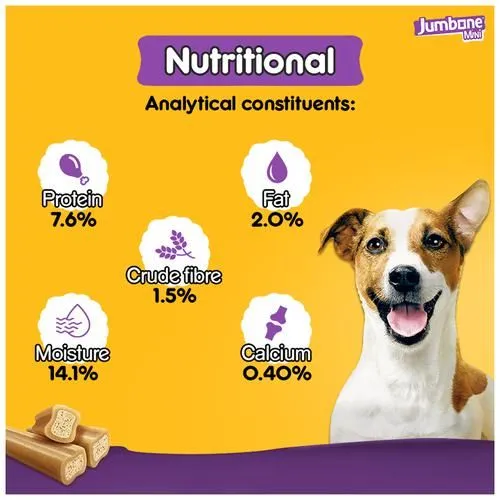 Pedigree Jumbone Mini Adult Dog Treat Chicken & Lamb 160 g view 4