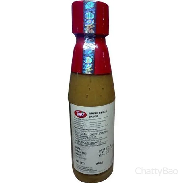 Tops Sauce - Green Chilli 200 g view 2