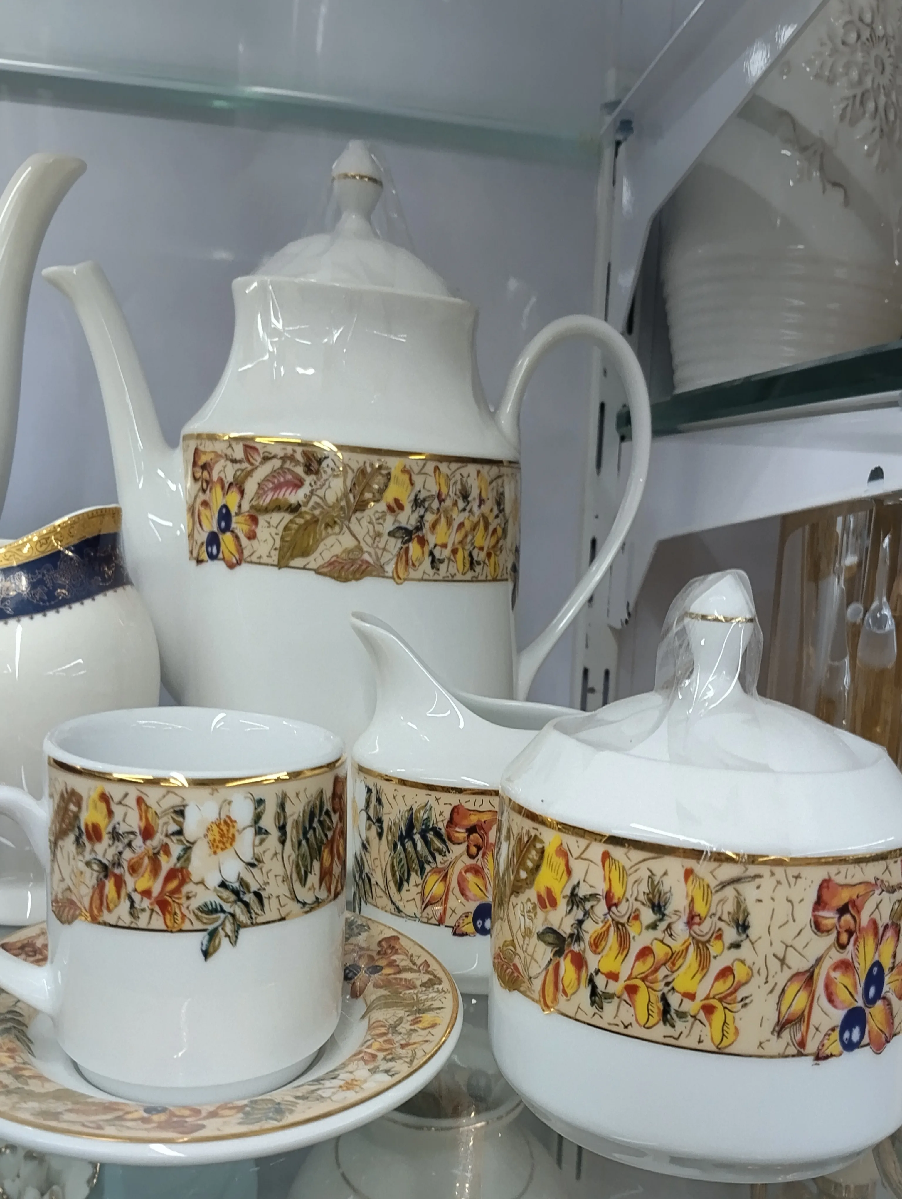 Floral Porcelain Tea Set view 2