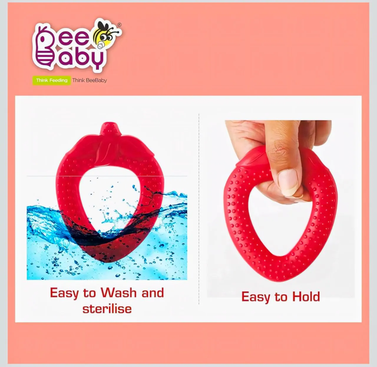 Strawberry Teether view 4