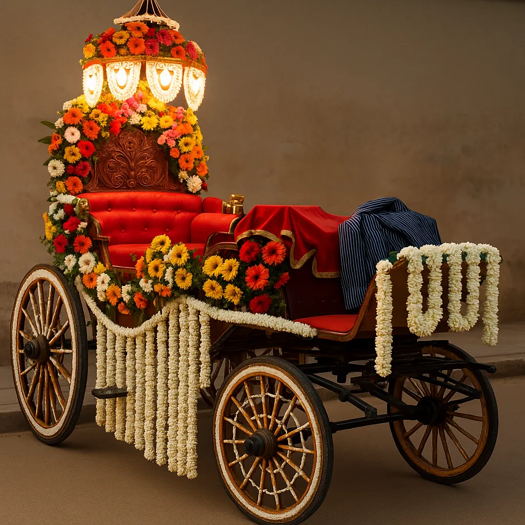 Decorated Wedding Baggi