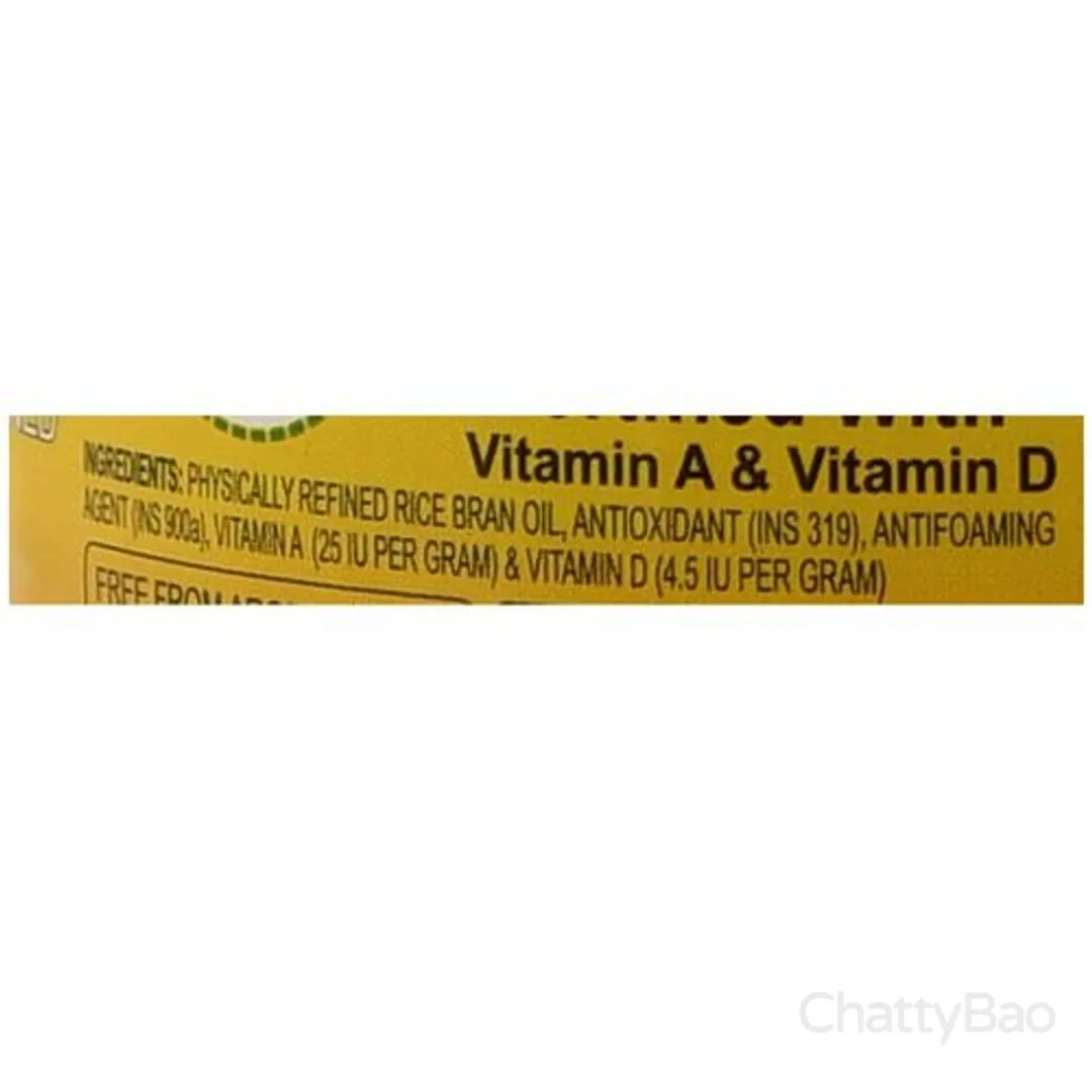 Patanjali Fortified Rice Bran Oil Bottle 1 L view 5
