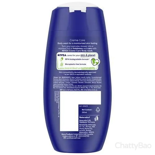 NIVEA Creme Care Body Wash - For Soft Skin 250 ml view 2