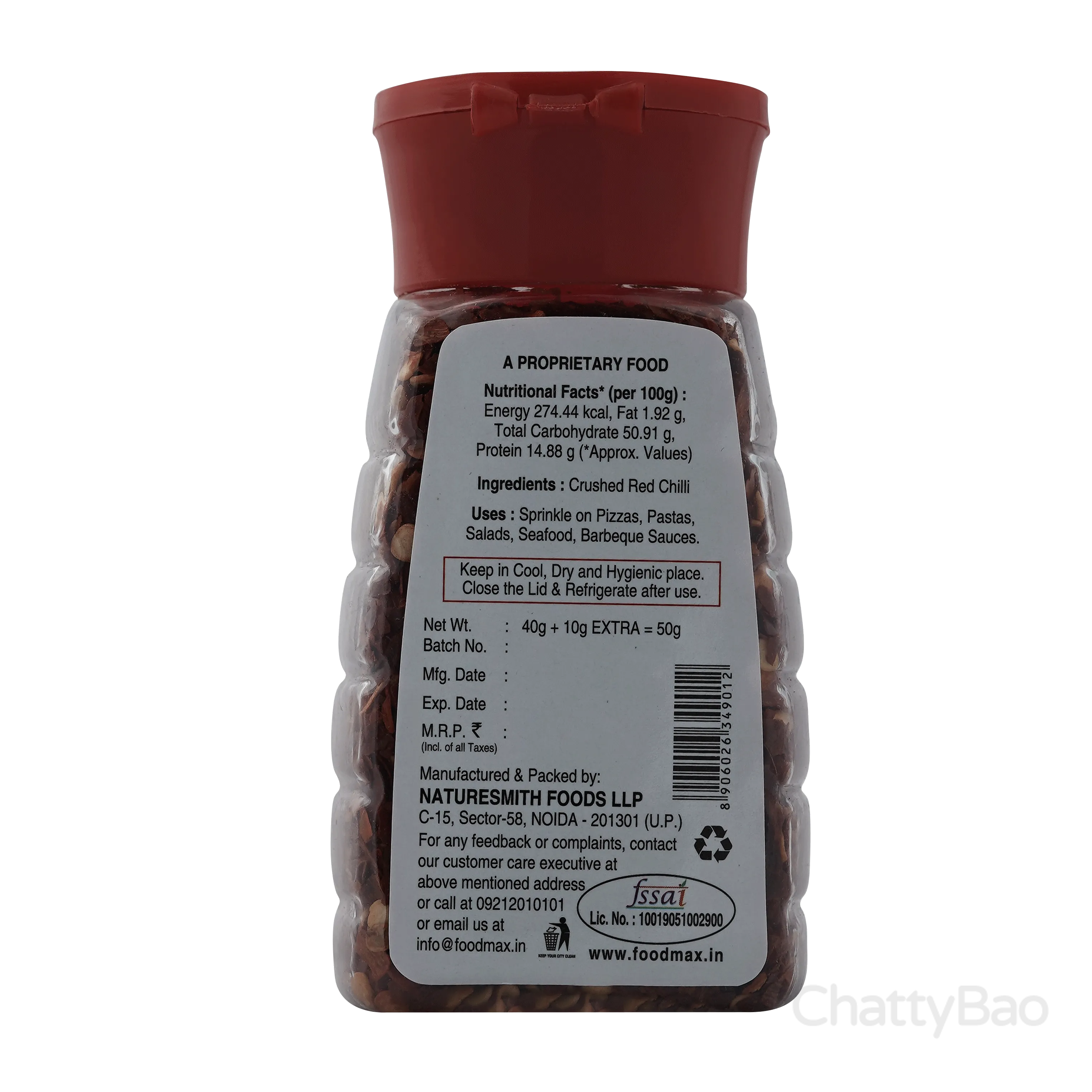 Naturesmith Chilli Flakes 40 g view 2