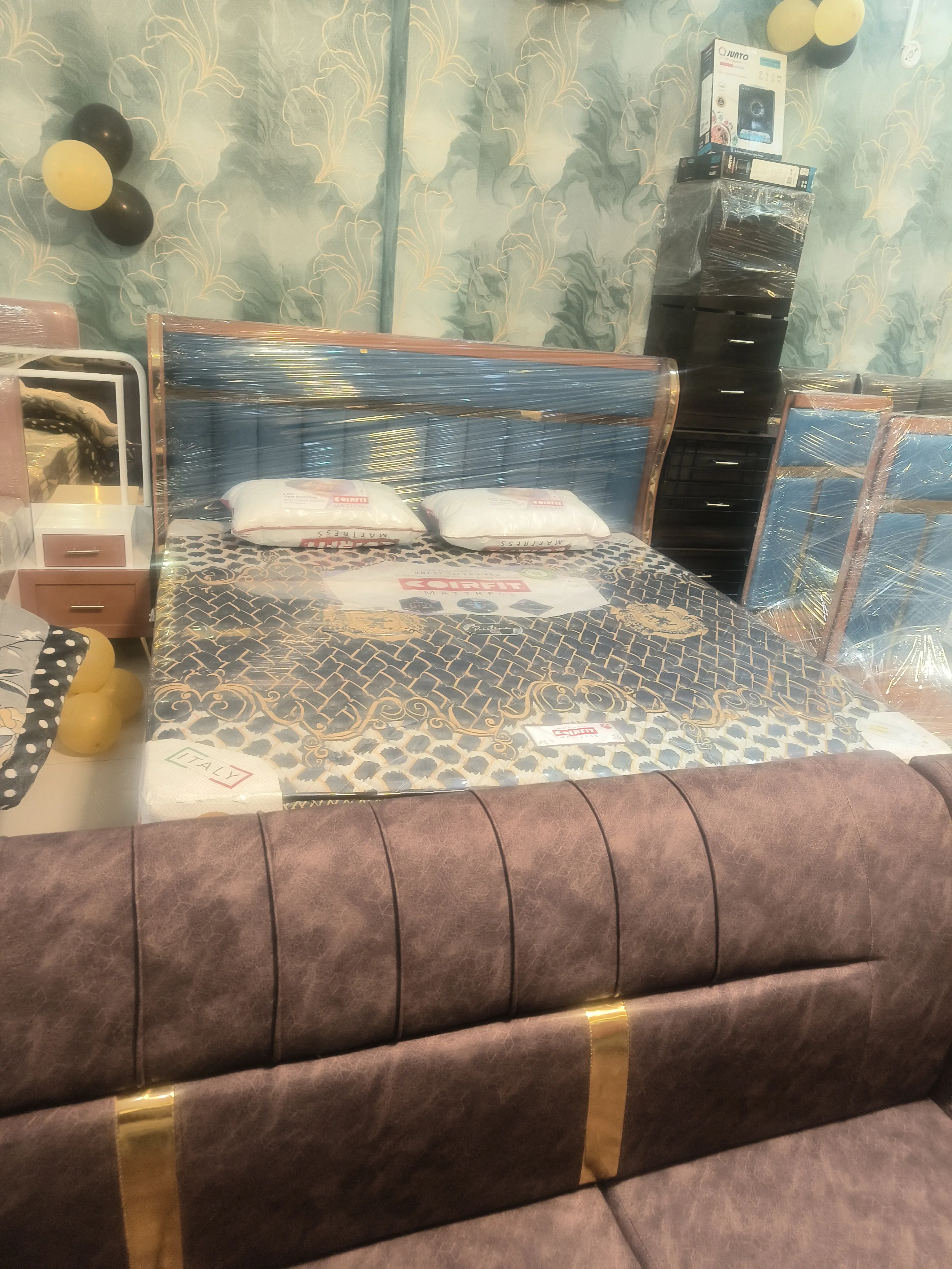 Upholstered Double Bed view 2
