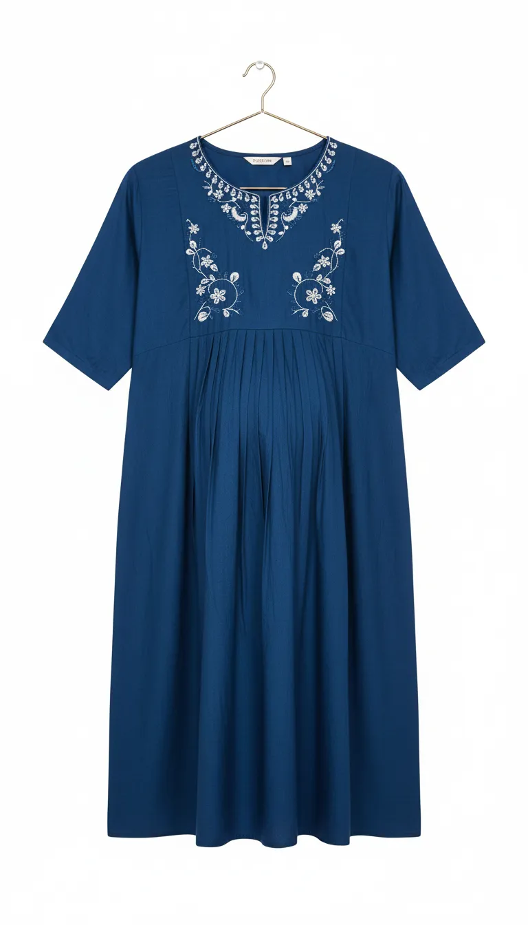 MomToBe Rayon Maternity Short Dress 2523 view 2