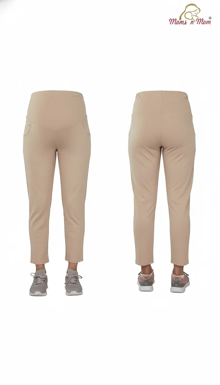 Moms n Mom Viscose Modal Maternity Pant view 2