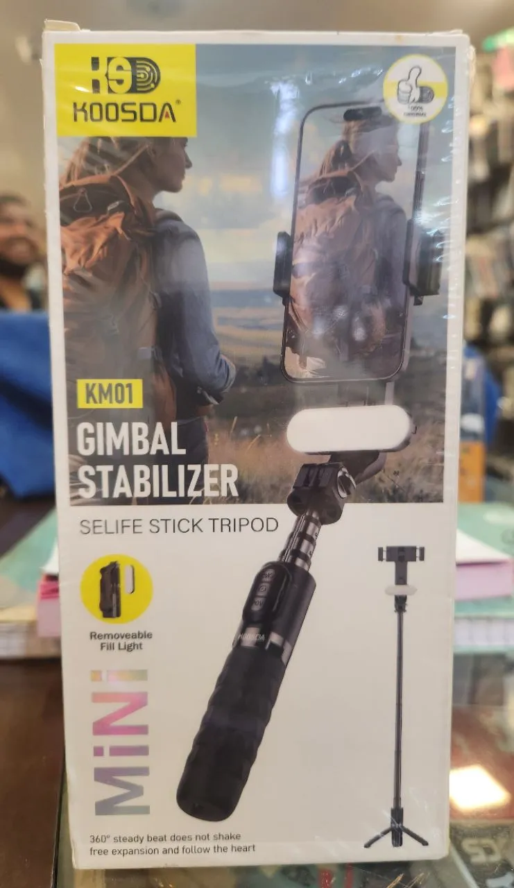 Koosda Selfie Stick Tripod Gimbal Stabilizer KM01 view 4