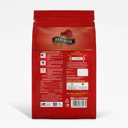 Red Rose Classic Basmati Rice 1 Kg view 2
