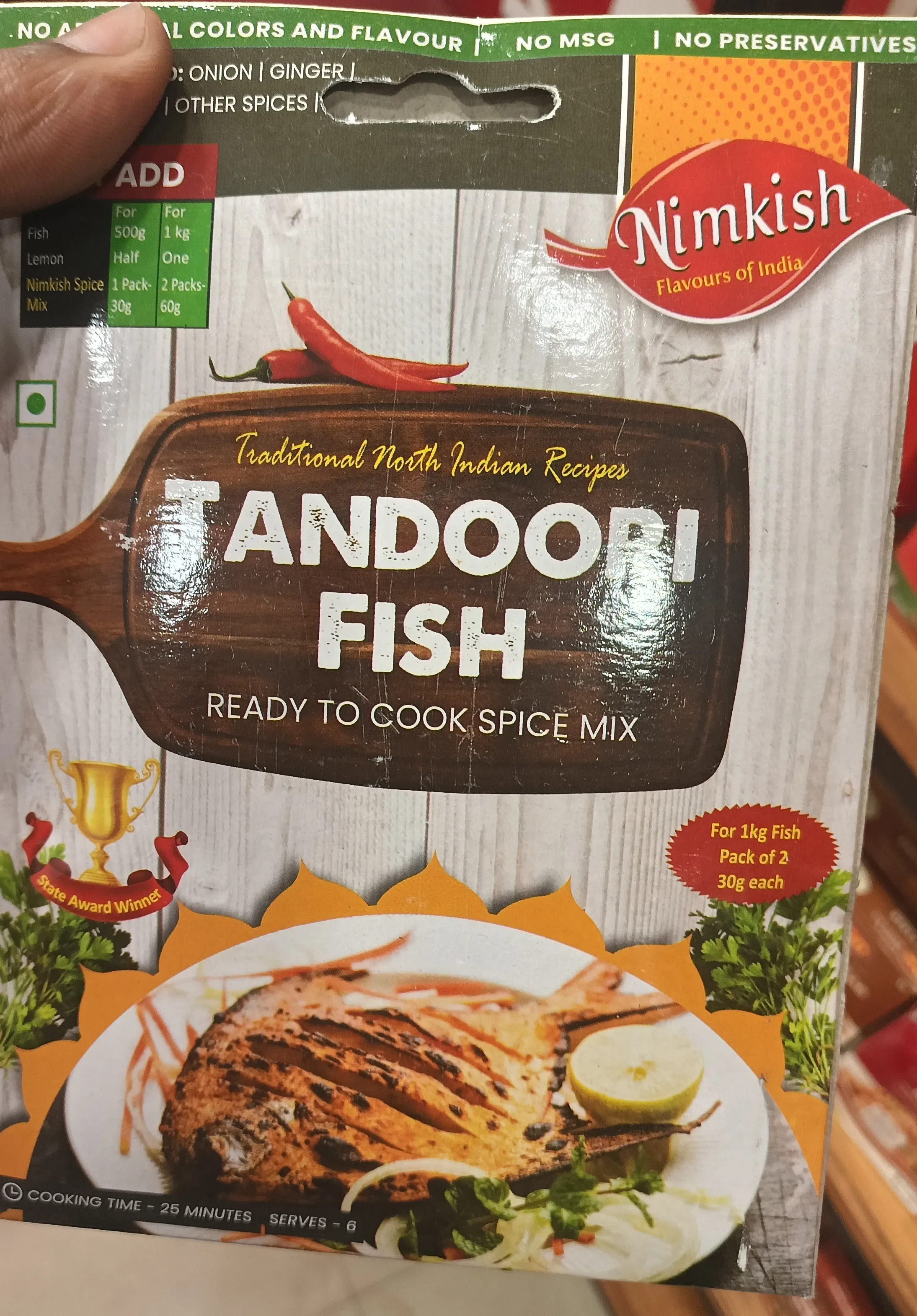Nimkish Tandoori Fish Spice Mix view 2