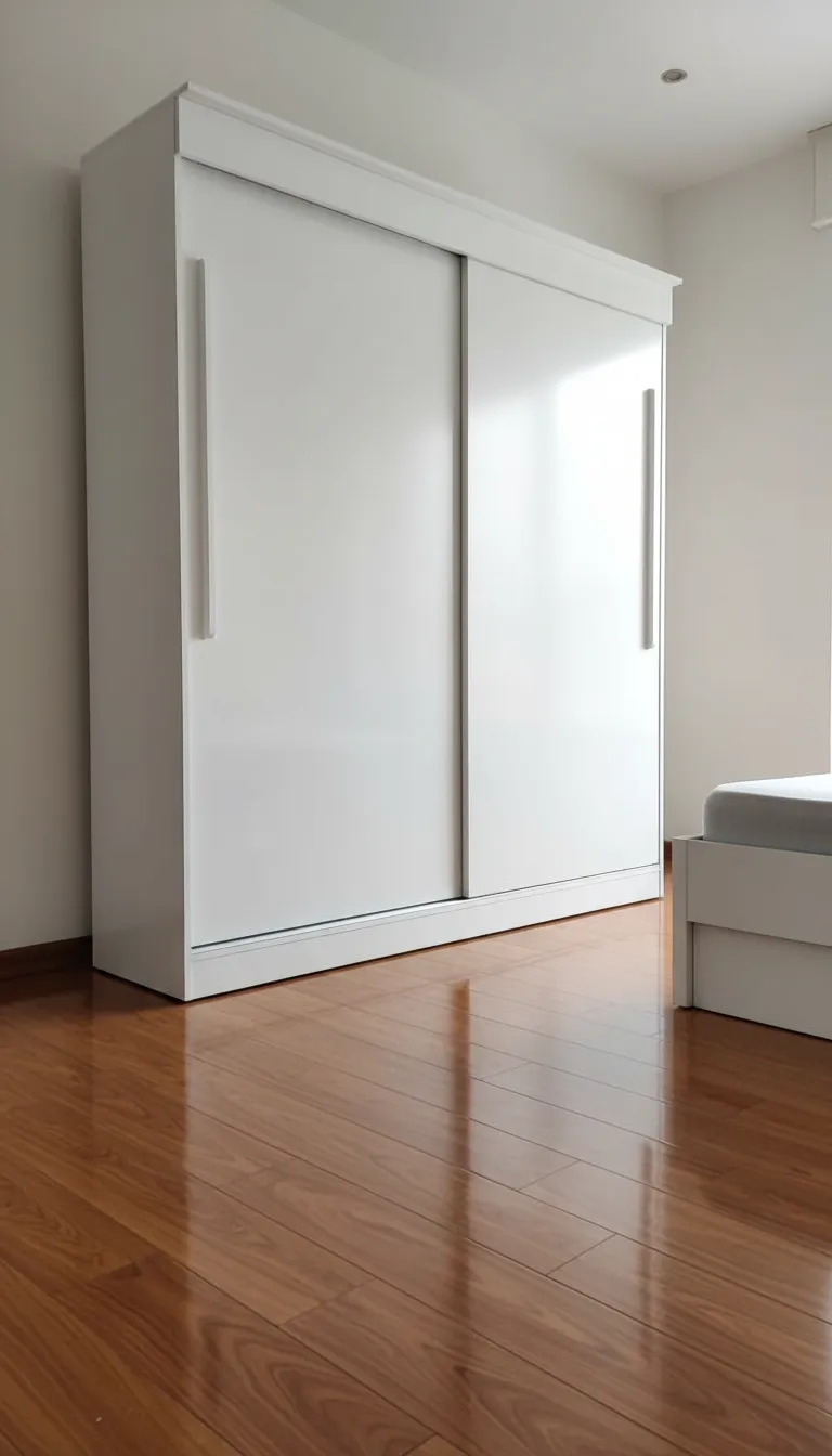 Modern White Wardrobe view 2