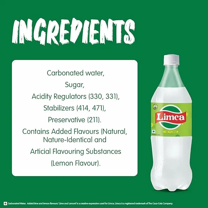 Limca Soft Drink 1 L view 4