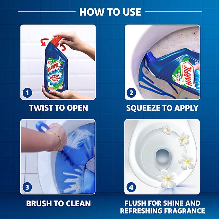 Harpic Toilet Cleaner Jasmine 1 L view 5