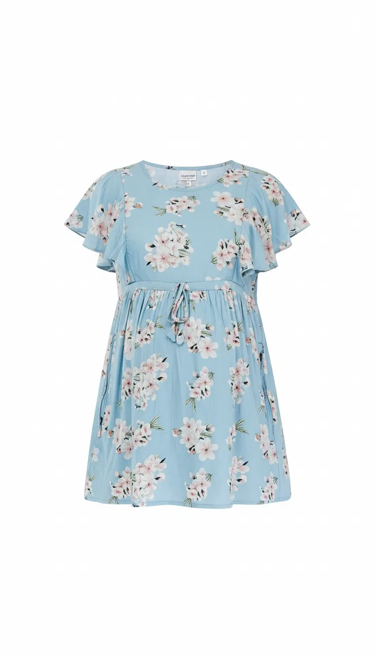 Moms n Mom Reyon Maternity Top 2431 B view 2