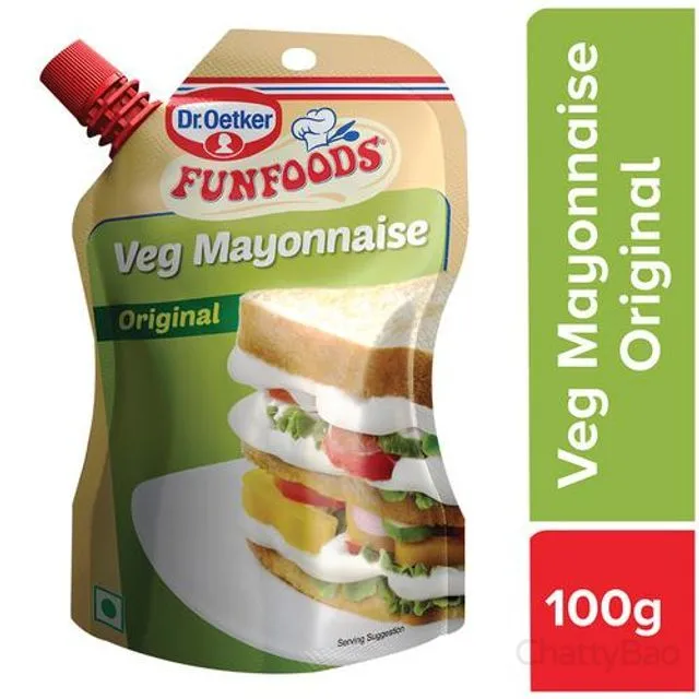 Dr. Oetker FunFoods Veg Mayonnaise Original 100 g view 2