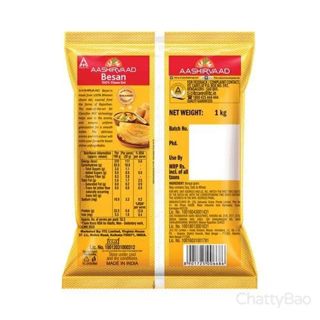 Aashirvaad Besan 1 Kg view 2