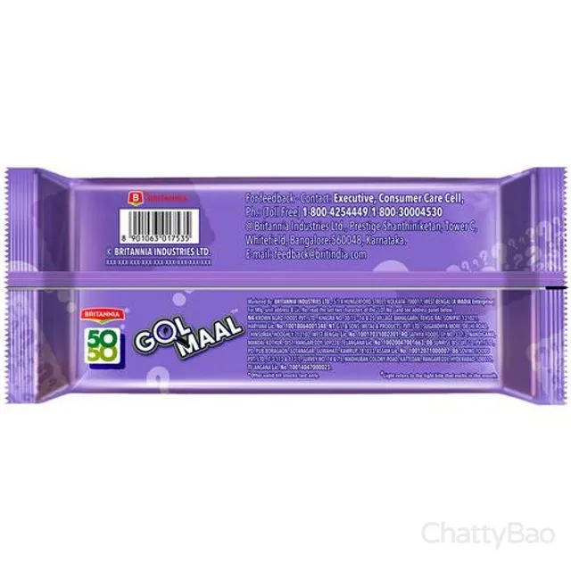 Britannia 50-50 Gol Maal Cracker 200 g view 2