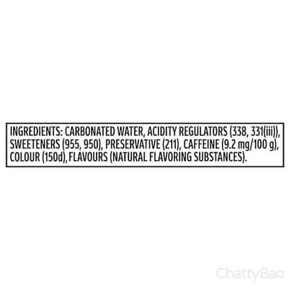 Coca Cola Zero Sugar Soft Drink Can 300 ml view 5