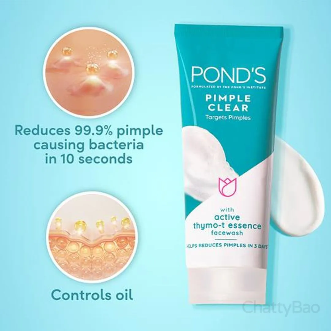 Ponds Pimple Clear & Germ Removal Facewash 100 g view 3