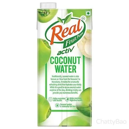 Real Activ Coconut Water 1 L view 2
