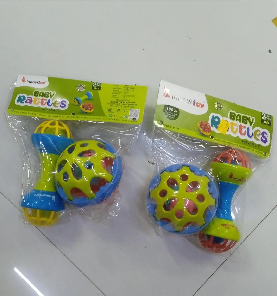 Colorful Baby Rattle Set view 4