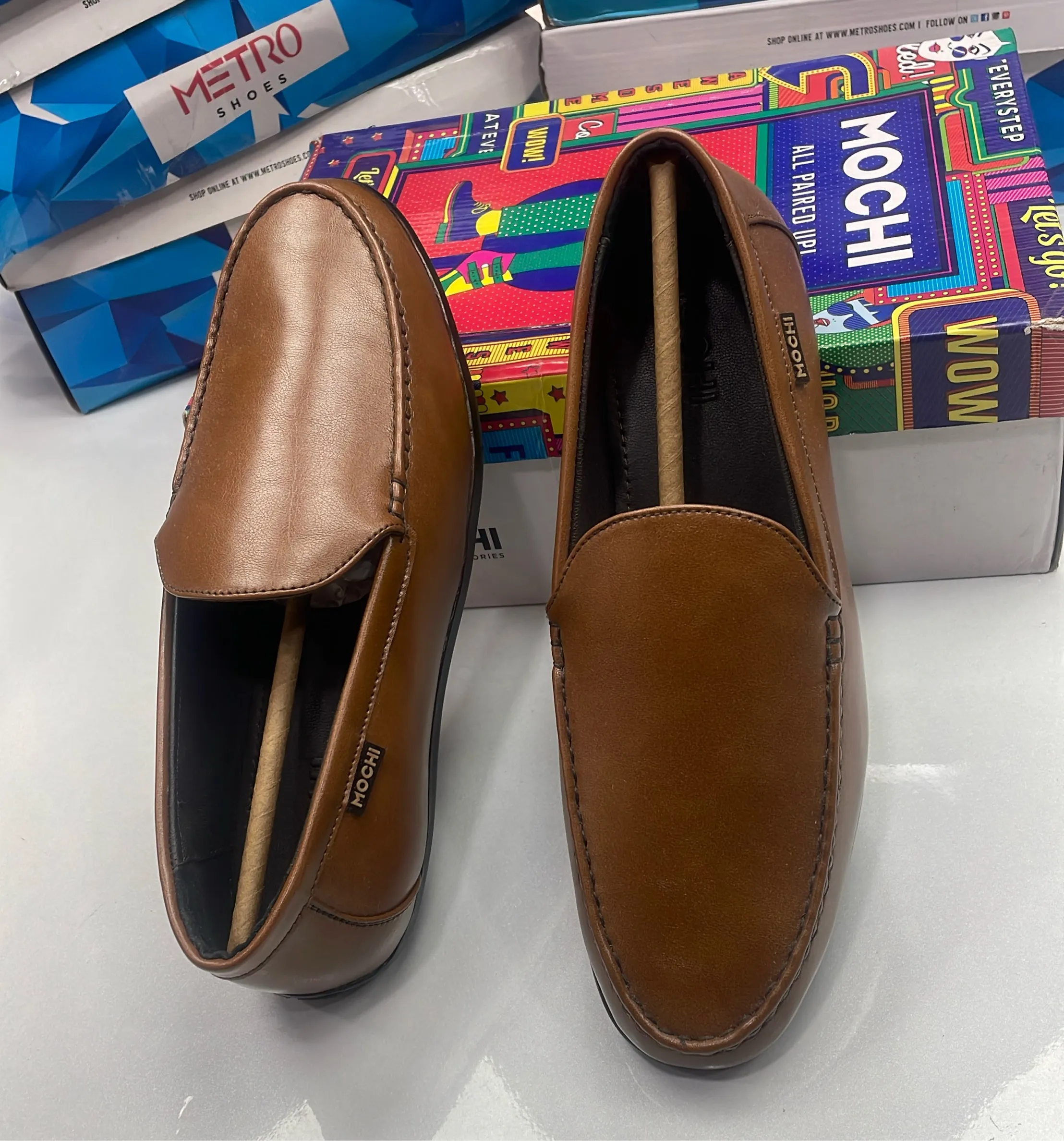 Mochi Brown Loafers view 3