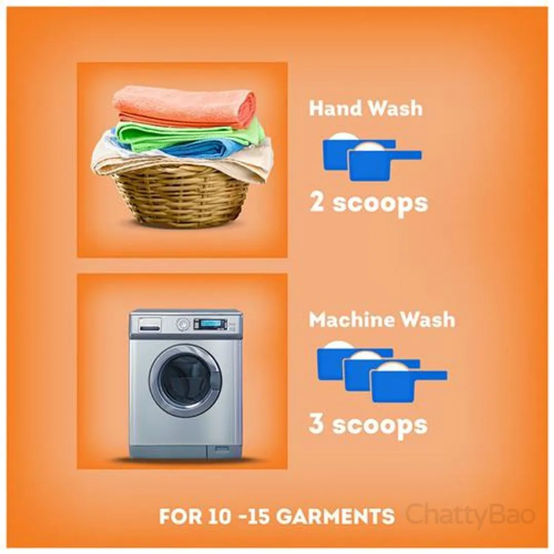 Surf Excel Quick Wash Detergent Powder 4 Kg (Buy 3 Get 1 Free) view 5