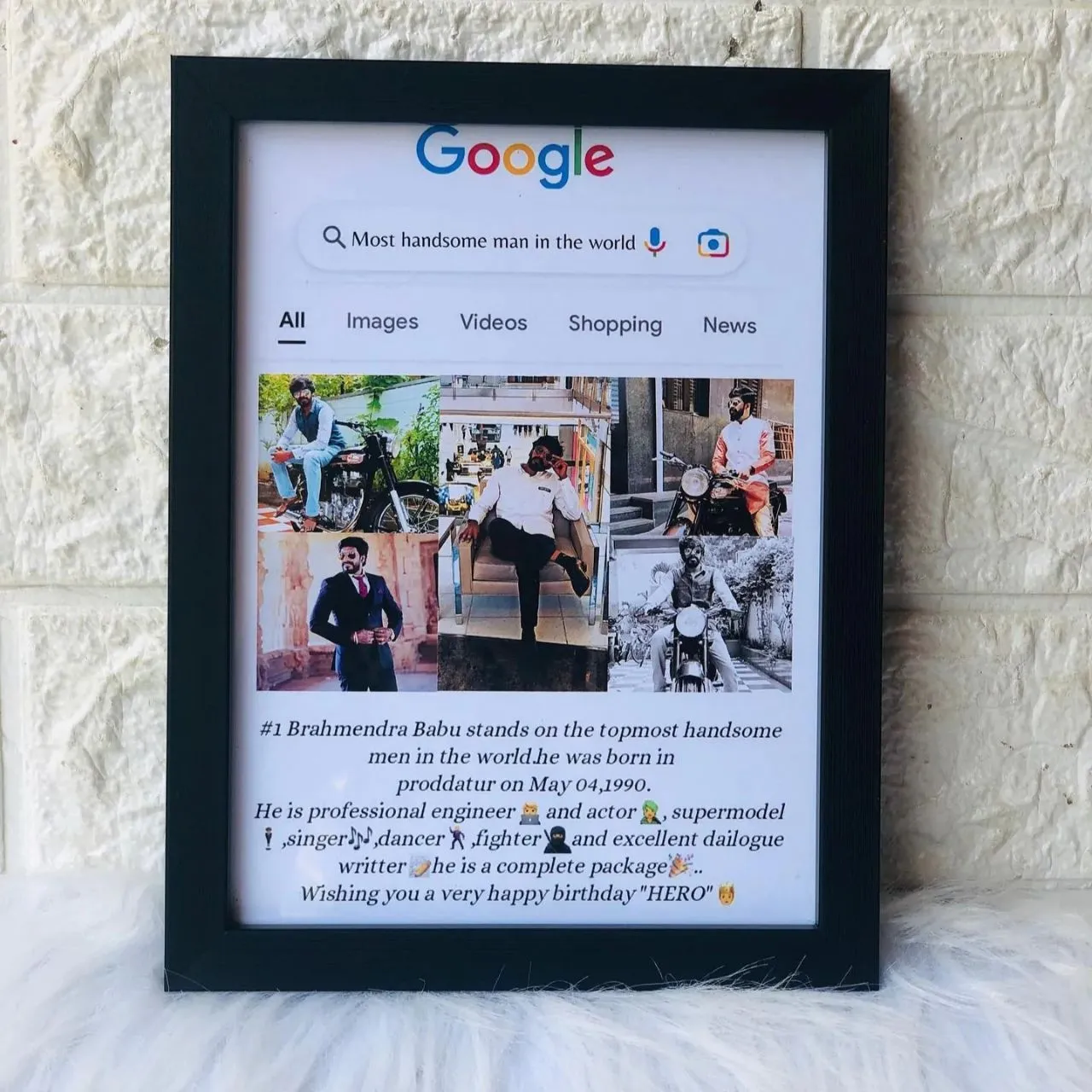 Customised Photo Frame 5*7 view 2