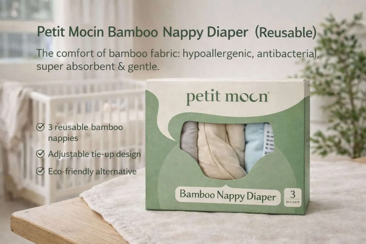 Petit Moon Premium Bamboo Diaper view 2