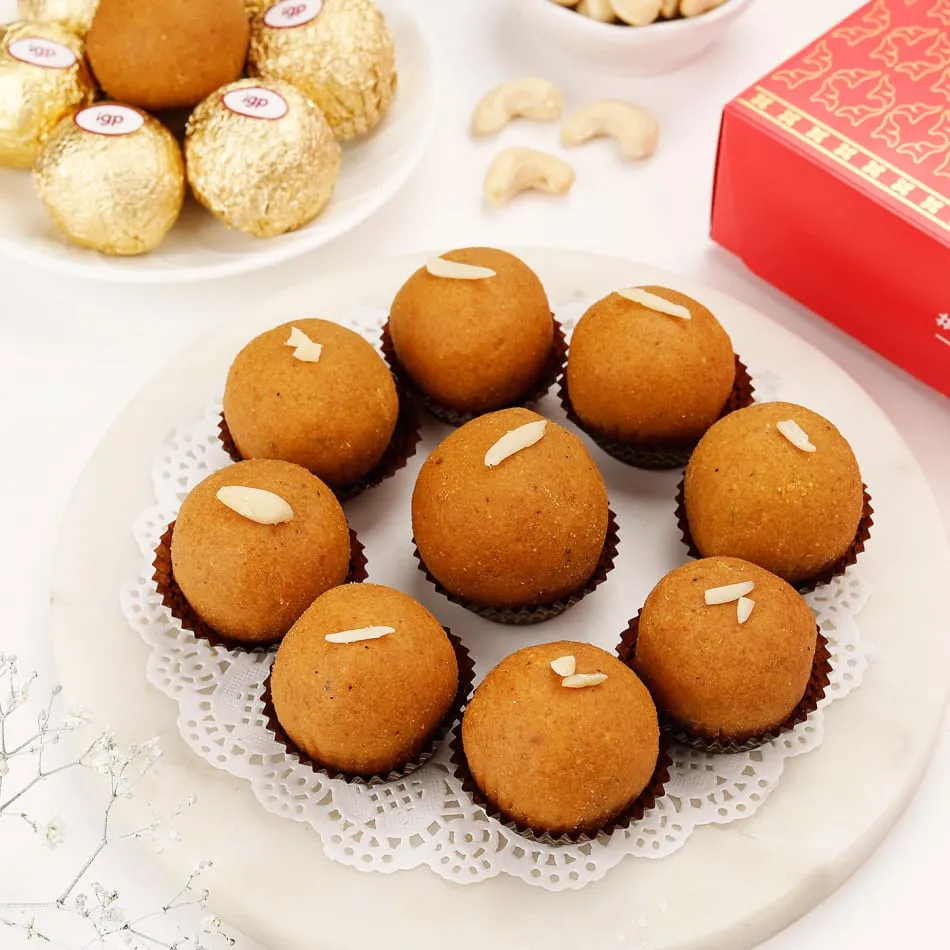 Besan Ladoo Desi Ghee view 3