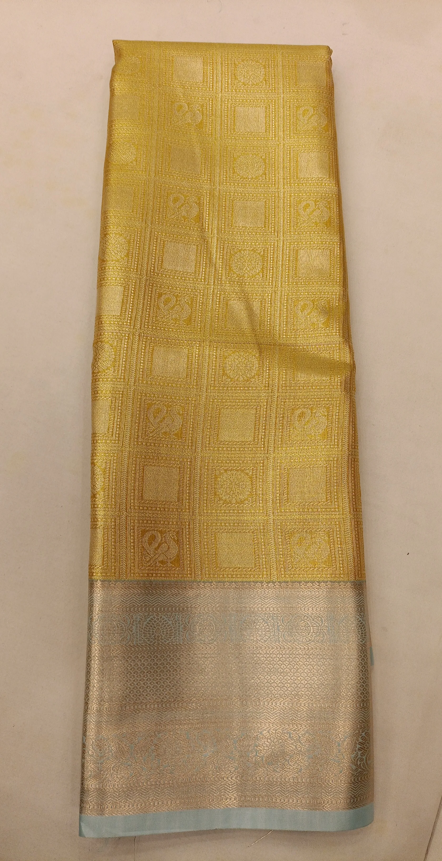 Gold Tissu Silk Saree view 3