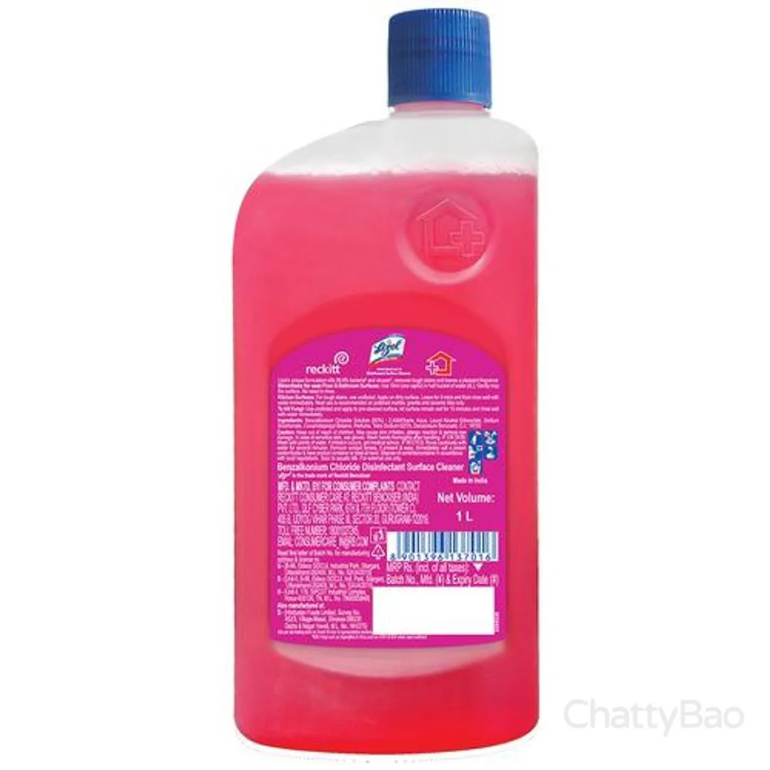 Lizol Disinfectant Surface & Floor Cleaner - Floral 1 L view 2